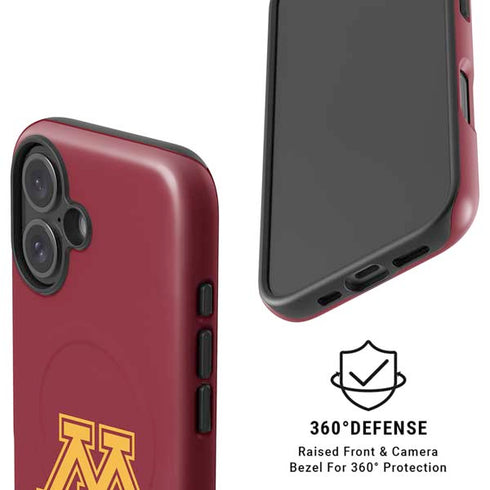 University of Minnesota M Logo iPhone 16 Plus Magsafe Impact Case